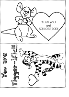 A coloring page of winnie the pooh - group
